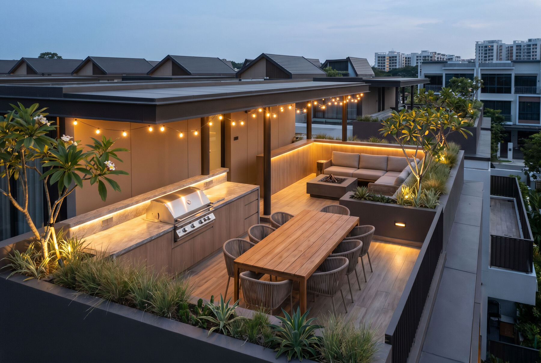 Rooftop garden
